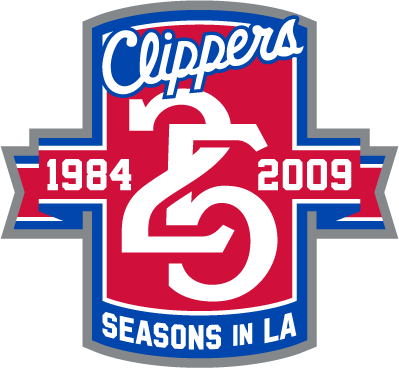 Los Angeles Clippers 2008 Anniversary Logo DIY iron on transfer (heat transfer)